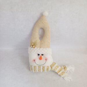 Colgante puerta muñeco de nieve